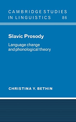 Slavic Prosody . Language change and phonological theory.