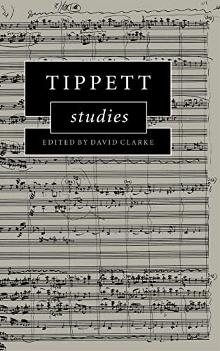 9780521592055: Tippett Studies (Cambridge Composer Studies)