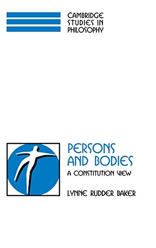 Imagen de archivo de Persons and Bodies: A Constitution View (Cambridge Studies in Philosophy) a la venta por SecondSale