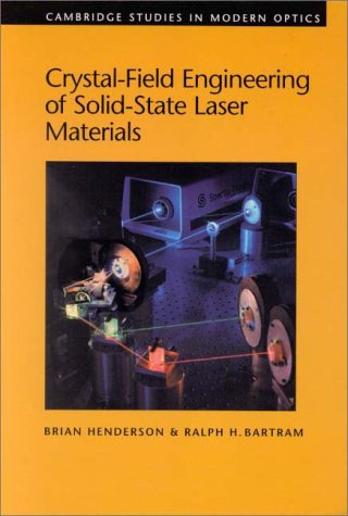Beispielbild fr Studies in Modern Optics: Crystal-Field Engineering of Solid-State Laser Materials zum Verkauf von Anybook.com