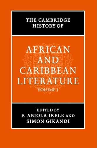 Stock image for The Cambridge History of African and Caribbean Literature for sale by Better World Books