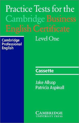 Imagen de archivo de Practice Tests For The Cambridge Business English Certificate: Level 1 a la venta por medimops