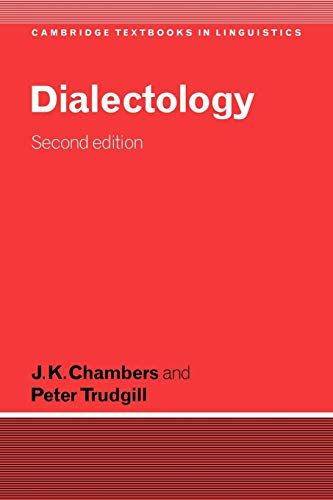 Stock image for Dialectology (Cambridge Textbooks in Linguistics) for sale by AwesomeBooks