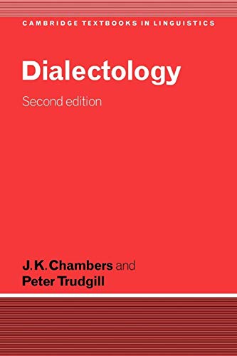 Stock image for Dialectology (Cambridge Textbooks in Linguistics) for sale by Phatpocket Limited