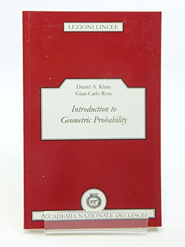 9780521596541: Introduction to Geometric Probability Paperback (Lezioni Lincee)