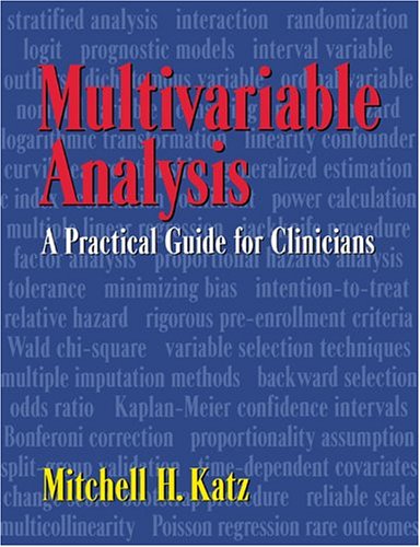 9780521596930: Multivariable Analysis: A Practical Guide for Clinicians