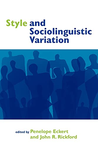 9780521597890: Style and Sociolinguistic Variation Paperback
