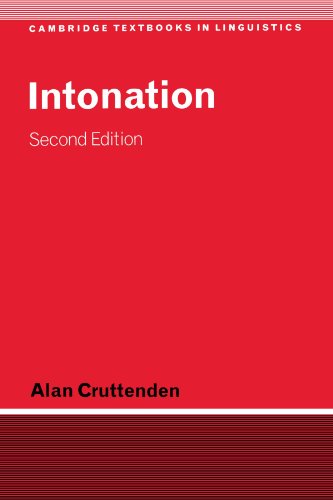 9780521598255: Intonation (Cambridge Textbooks in Linguistics)