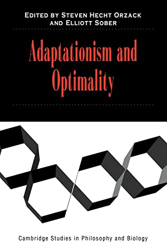 Beispielbild fr Adaptationism and Optimality (Cambridge Studies in Philosophy and Biology) zum Verkauf von cornacres