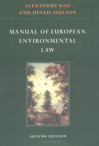 Stock image for Manual of European Environmental Law for sale by Phatpocket Limited