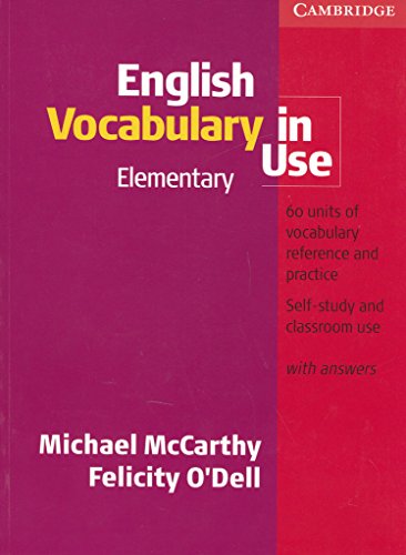 Imagen de archivo de English Vocabulary in Use Elementary with Answers a la venta por Half Price Books Inc.