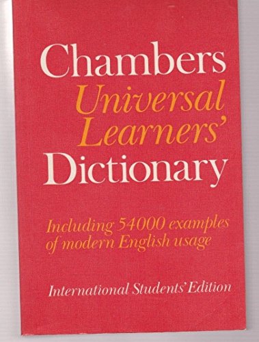 9780521600088: Chambers Universal Learners' Dictionary