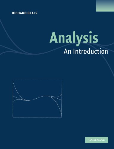 Stock image for Analysis: An Introduction for sale by Byrd Books