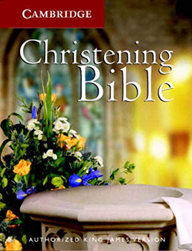 Beispielbild fr KJV Christening Bible, Ruby Text Edition, White, KJ221:T KJ11W zum Verkauf von GF Books, Inc.