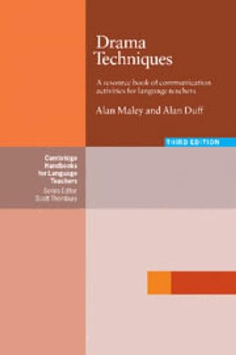 Beispielbild fr Drama Techniques: A Resource Book of Communication Activities for Language Teachers, Third Edition zum Verkauf von BooksRun