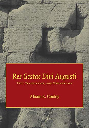 Stock image for Res Gestae Divi Augusti: Text, Translation, and Commentary for sale by Chiron Media