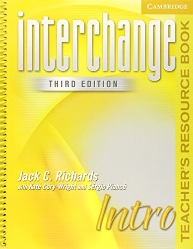 Stock image for Interchange Intro Teacher's Resource Book (Interchange Third Edition) for sale by Books Unplugged