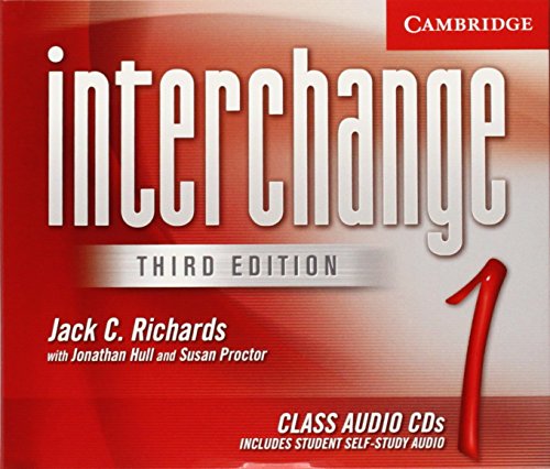 Interchange: Class Audio Cds 1, INcludes Student Self-Study Aduio (Interchange Third Edition) (9780521601849) by Richards, Jack C.; Hull, Jonathan; Proctor, Susan