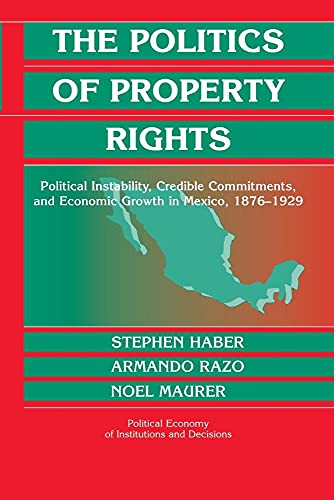 Imagen de archivo de The Politics of Property Rights: Political Instability, Credible Commitments, and Economic Growth in Mexico, 1876?1929 (Political Economy of Institutions and Decisions) a la venta por Book Deals