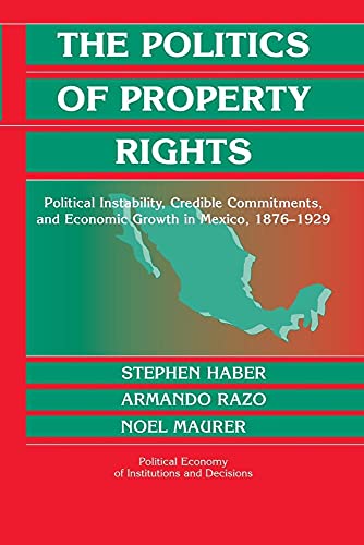 Stock image for The Politics of Property Rights: Political Instability, Credible Commitments, and Economic Growth in Mexico, 1876 "1929 (Political Economy of Institutions and Decisions) for sale by Wizard Books