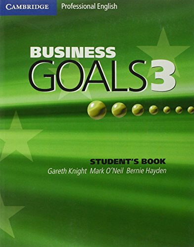 Beispielbild fr Business Goals 3 Student's Book zum Verkauf von Ammareal