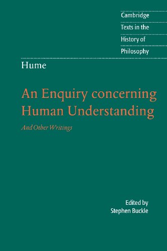 Beispielbild fr Hume: An Enquiry Concerning Human Understanding: And Other Writings (Cambridge Texts in the History of Philosophy) zum Verkauf von BooksRun