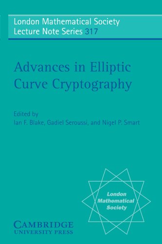 9780521604154: Advances in Elliptic Curve Cryptography