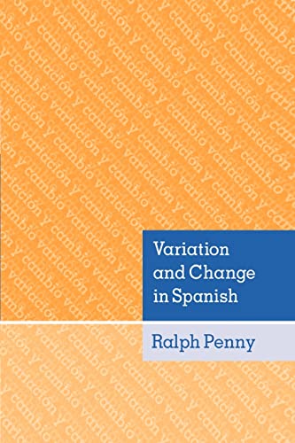 Stock image for Variation and Change in Spanish for sale by Bahamut Media