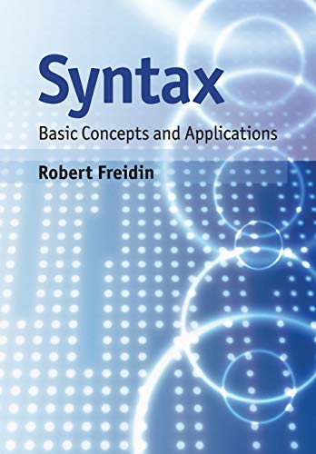 Syntax: Basic Concepts and Applications (9780521605786) by Freidin, Robert