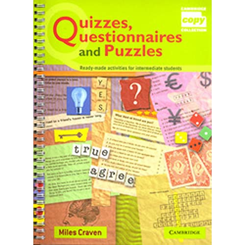9780521605823: Quizzes, Questionnaires and Puzzles: Ready-Made Activities for Intermediate Students (Cambridge Copy Collection) - 9780521605823