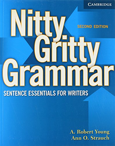 Beispielbild fr Nitty Gritty Grammar : Sentence Essentials for Writers zum Verkauf von Better World Books