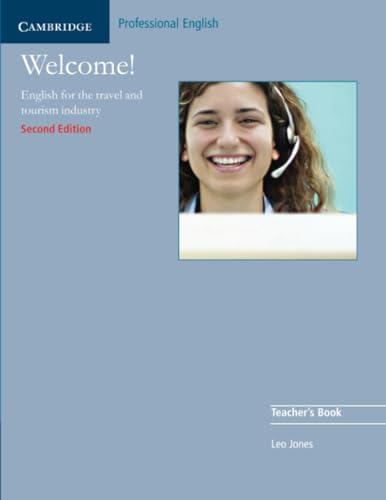 Imagen de archivo de Welcome!: English for the Travel and Tourism Industry a la venta por medimops