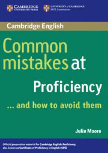 Imagen de archivo de Common Mistakes at Proficiency - And How to Avoid Them a la venta por Blackwell's