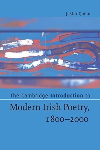 The Cambridge Introduction to Modern Irish Poetry, 1800-2000 - Quinn, Justin