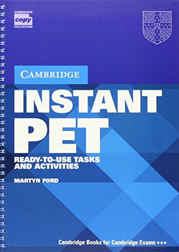 9780521611237: Instant PET: Ready-to-Use Tasks and Activities (CAMBRIDGE)
