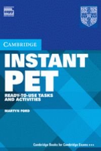 9780521611244: Instant PET Book and Audio CD Pack: Ready-to-Use Tasks and Activities (Cambridge Copy Collection)