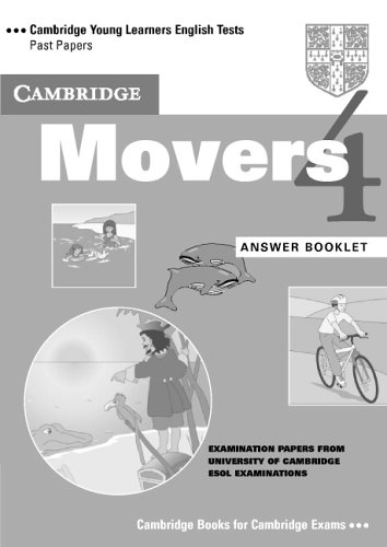 Stock image for Cambridge Movers 4 Answer Booklet: Level 4 (Cambridge Young Learners English Tests) for sale by Revaluation Books