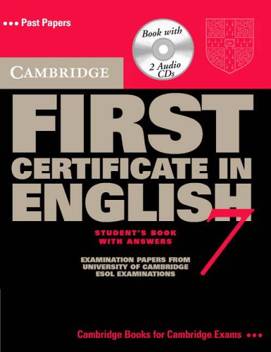 Stock image for Cambridge First Certificate in English 7 [With (2) CD]: English 7 Self Study Pack: No. 7 for sale by medimops