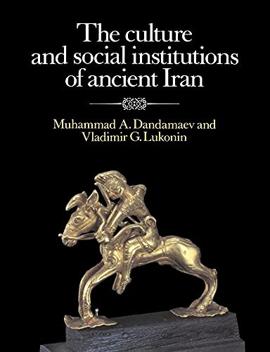 Stock image for The Culture and Social Institutions of Ancient Iran for sale by La Playa Books