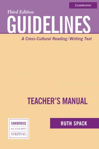 Stock image for Guidelines: A Cross-Cultural Reading/Writing Text for sale by ThriftBooks-Dallas