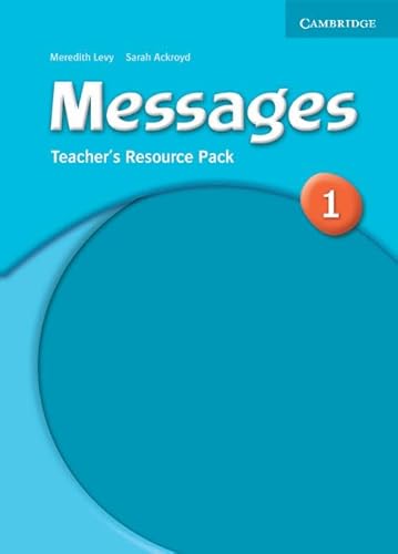 Imagen de archivo de Messages 1 Teacher's Resource Pack a la venta por AwesomeBooks