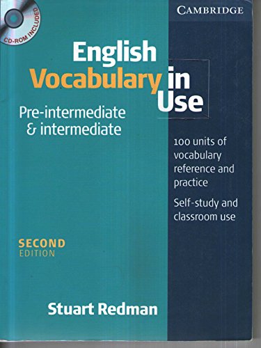 Stock image for English Vocabulary in Use Pre-Intermediate and Intermediate Book and CD-ROM Pack: 100 units of vocabulary reference and pracice for sale by WorldofBooks
