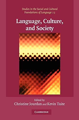 Stock image for Language, Culture, and Society: Key Topics in Linguistic Anthropology (Studies in the Social and Cultural Foundations of Language, Series Number 23) for sale by HPB-Diamond