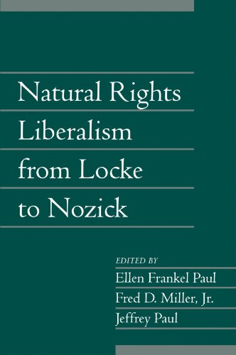 9780521615143: Natural Rights Liberalism from Locke to Nozick: Volume 22, Part 1 Paperback (Social Philosophy and Policy)