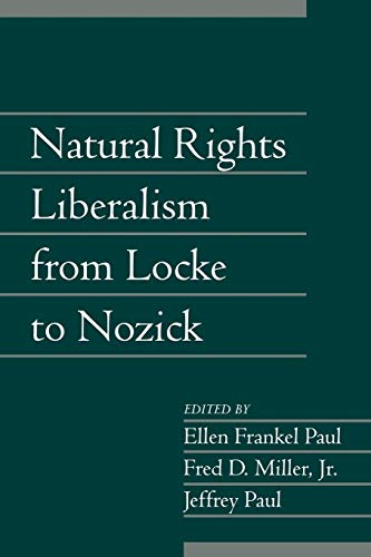 Imagen de archivo de Natural Rights Liberalism from Locke to Nozick: Volume 22, Part 1 (Social Philosophy and Policy) a la venta por Phatpocket Limited