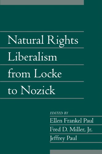 Stock image for Natural Rights Liberalism from Locke to Nozick: Volume 22, Part 1 (Social Philosophy and Policy) for sale by Phatpocket Limited