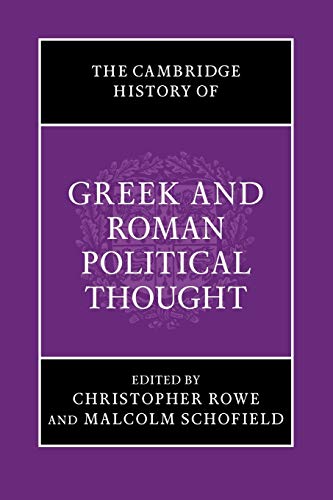 Stock image for The Cambridge History of Greek and Roman Political Thought (The Cambridge History of Political Thought) for sale by Chiron Media