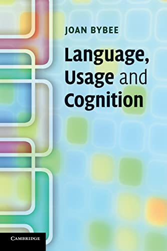 Beispielbild fr Language, Usage and Cognition zum Verkauf von Textbooks_Source