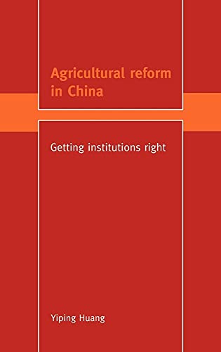 9780521620550: Agricultural Reform in China: Getting Institutions Right (Trade and Development)