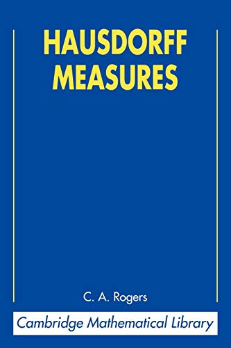Imagen de archivo de Hausdorff Measures a la venta por Revaluation Books